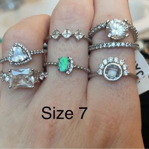 Size 7 charmed aroma rings